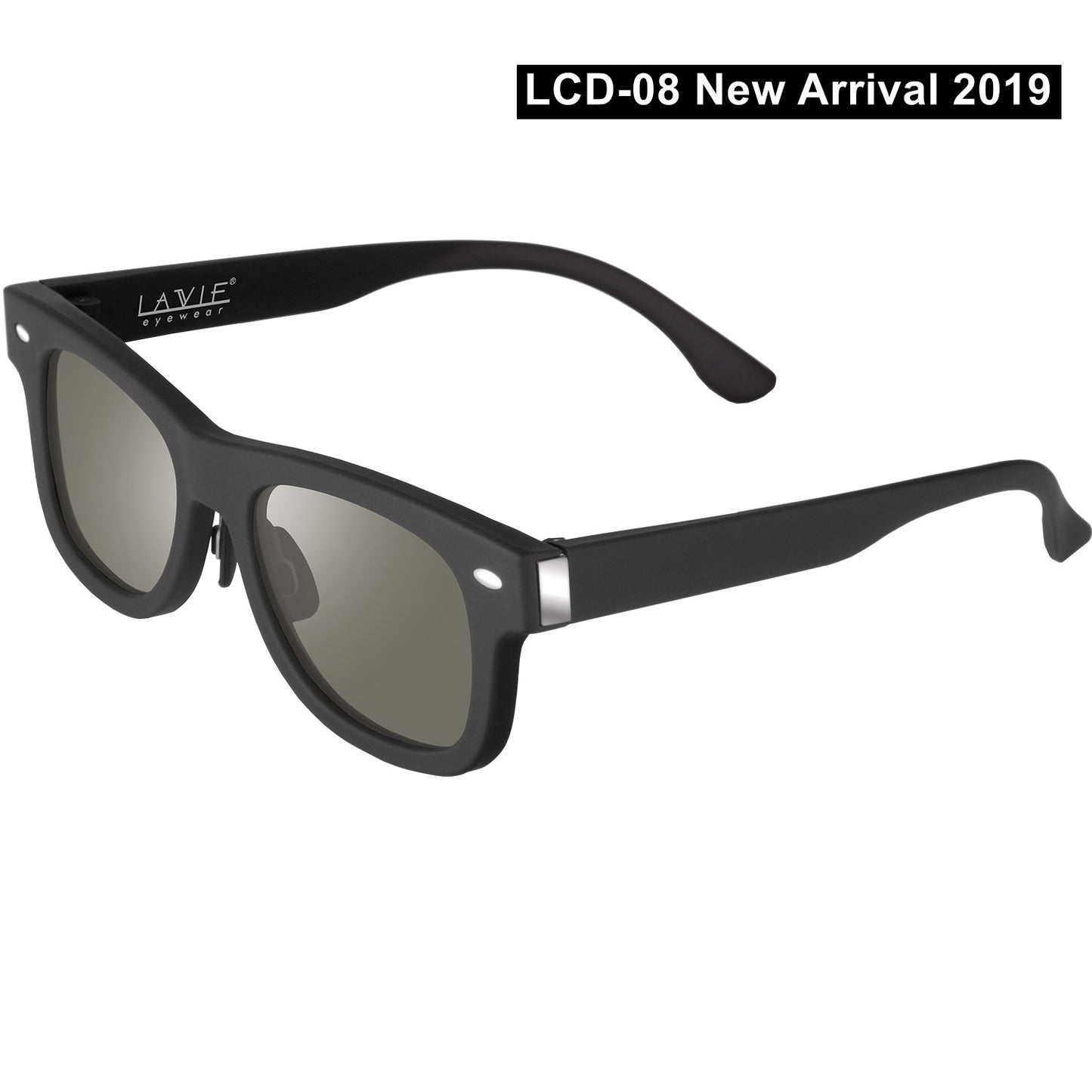 LCD Sunglasses with Electronic Color Change Feature