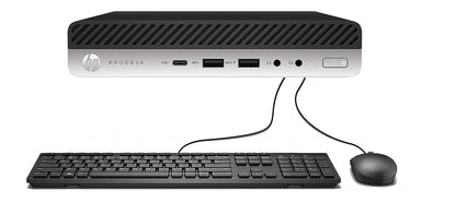 HP ProDesk 600 G4 Mini Desktop PC Intel Core i5-8500T 6-Core up to 3.5GHz 16GB RAM 1TB SSD Mouse and Keyboard Windows 10 Pro (Renewed)