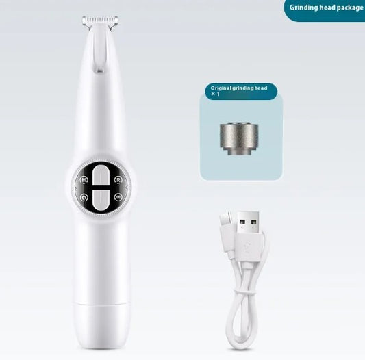 2-in-1 Pet Grooming Trimmer | Quiet <50dB Motor | Rechargeable 3-Hour Battery | Dual-Button Safety Lock | Stainless Steel Blades | Cats & Small Dogs