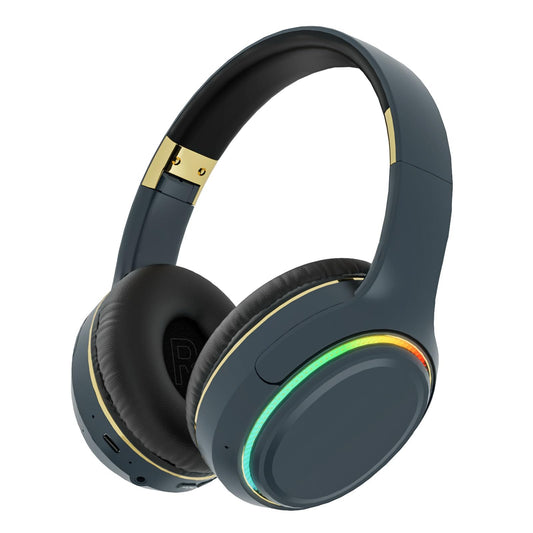 OOYY Wireless Bluetooth Headphones | RGB LED | Foldable Over-Ear | HiFi Stereo | Mic | 16Hr Battery
