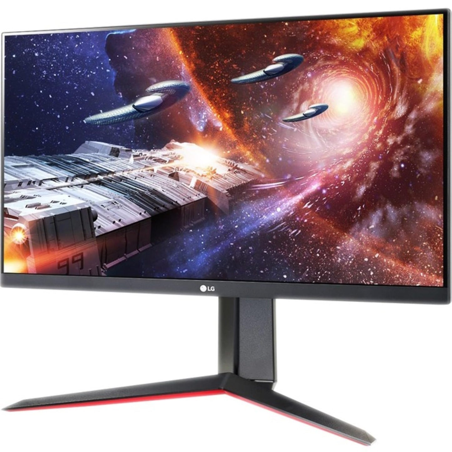 LG 24GN650-B Ultragear Gaming Monitor 24” FHD (1920 x 1080) IPS Display 144Hz Refresh Rate 1ms (GtG) AMD FreeSync Premium Tilt/Height/Pivot Adjustable Stand - Black