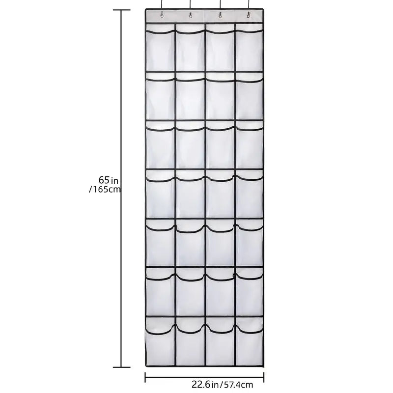 Hanging Organizer with 28 Mesh Pockets and Hooks