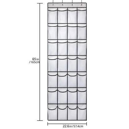 Hanging Organizer with 28 Mesh Pockets and Hooks