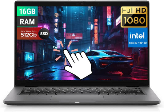Dell Latitude 7310 13.3" FHD Touchscreen Laptop | i7-10610U | 16GB DDR4 | 512GB SSD | Backlit KB | USB-C | Win10 Pro | Renewed
