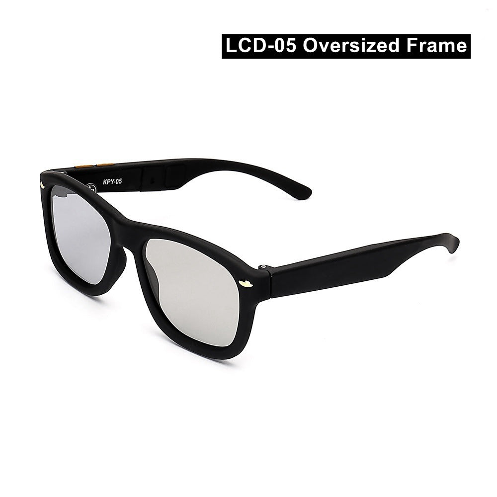 LCD Sunglasses with Electronic Color Change Feature