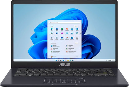 ASUS E410MA 14"" Laptop Computer Intel Celeron N4020 1.1GHz Processor; 4GB DDR4 Onboard RAM; 64GB eMMC Storage; Intel UHD Graphics 600 E410MA-TB.CL464
