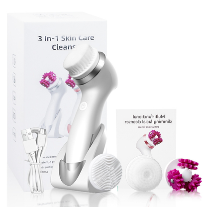 New Silicone Electric Facial Brush for Deep Cleaning