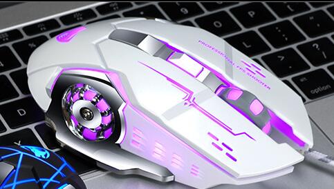 V6 Mechanical Wired Gaming Mouse for PC and eSports