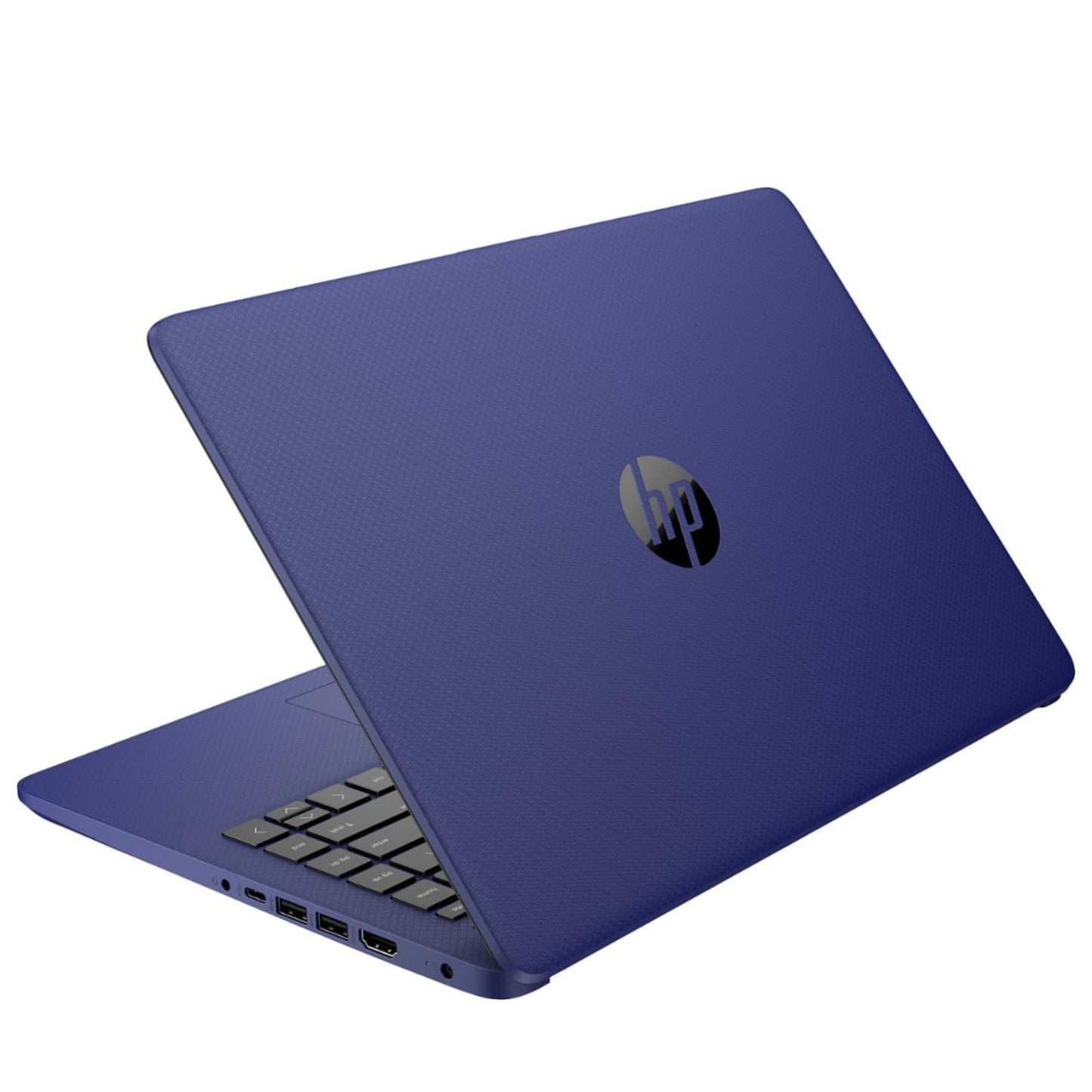 HP Latest Stream 14" HD Laptop Intel Celeron Processor 4GB Memory 64GB eMMC Storage Fast Charge HDMI Up to 11 Hours Long Battery Life Office 365 1-Year Win 11 S Microfiber Bundle Blue