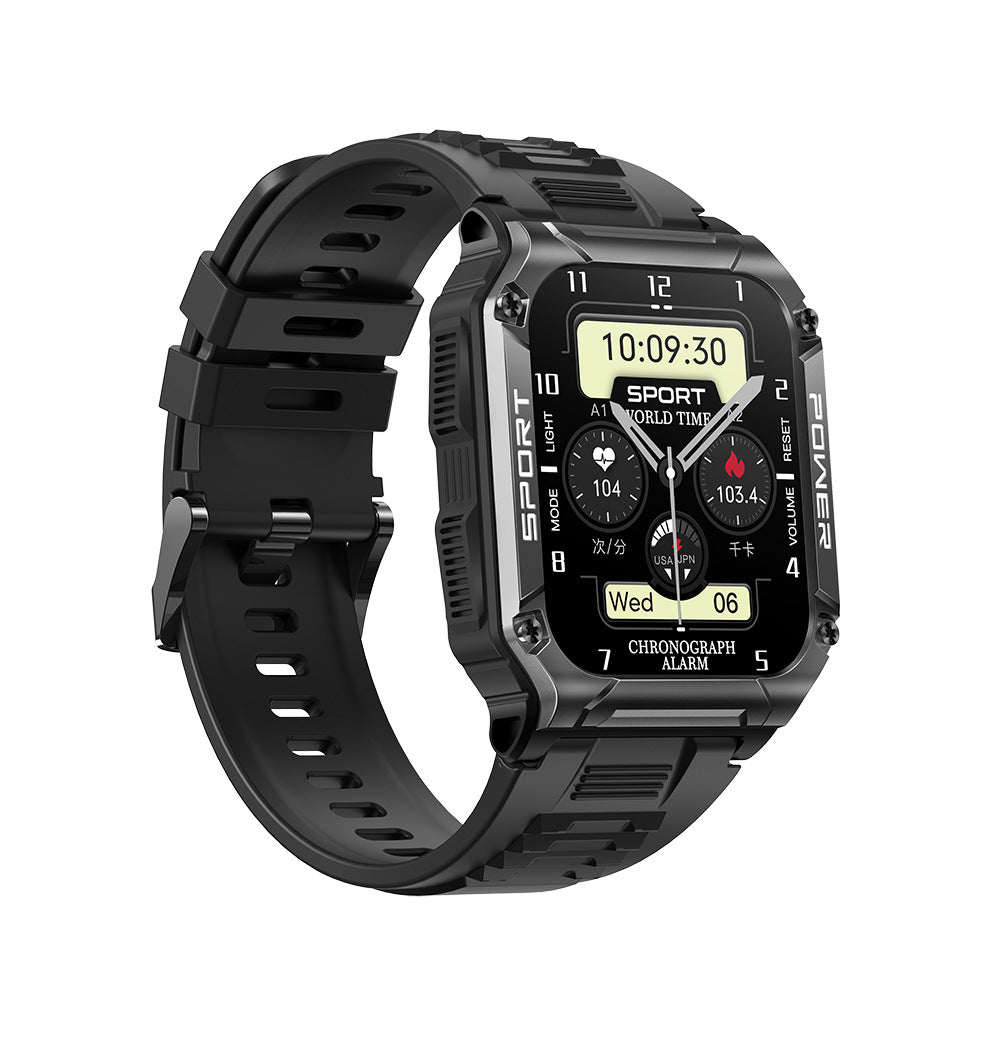 Smartwatch with 1.95" Screen, Bluetooth, and Compass