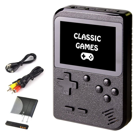 Retro Handheld Game Console | 400 Classic Games | 2.8" LCD | Rechargeable | TV Output | Kids & Adults