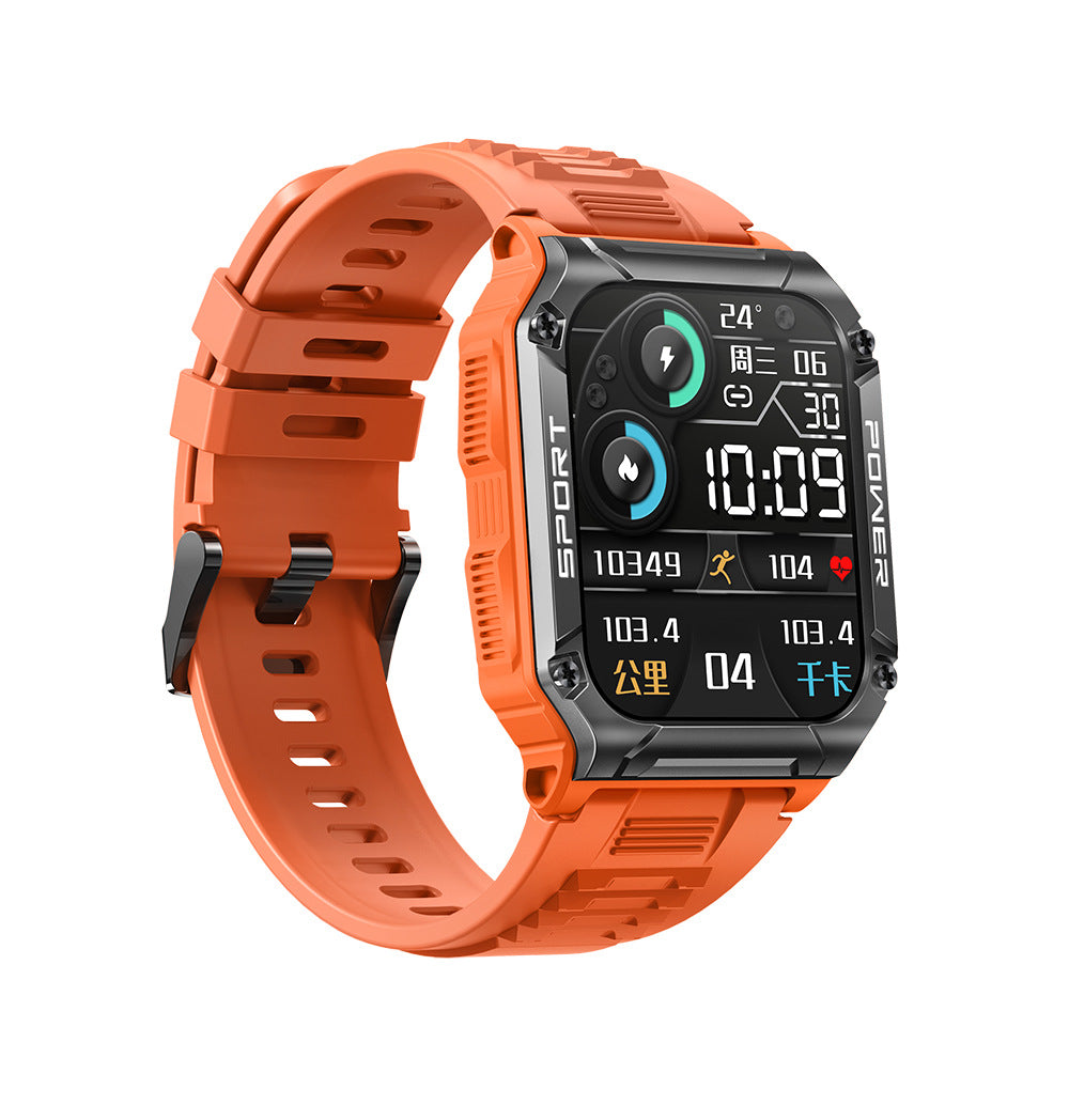 Smartwatch with 1.95" Screen, Bluetooth, and Compass