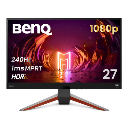 BenQ MOBIUZ EX270M Gaming Monitor 27" FHD 1080p 240Hz 1ms | IPS | HDRi | 99% sRGB | Freesync Premium | Eye-Care Tech | Adjustable Height Swivel & Tilt | 2.1 Speakers | DisplayPort | HDMI | USB Hub