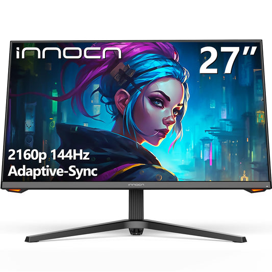 INNOCN 27" 4K UHD IPS Gaming Monitor | 144Hz | 1ms | G-Sync | FreeSync | HDR400 | USB-C | Speakers