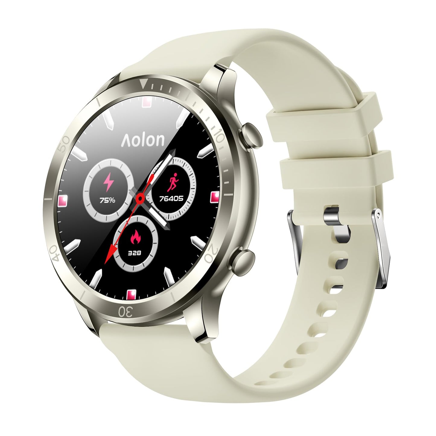 AOLON GTR Ultra Smart Watch (Answer/Make Calls) 1.46’’ IPS Smart Watches for Men Women 100+ Sport Modes Fitness Watch with Blood Oxygen/Sleep/Heart Rate Monitor IP67 Waterproof Smartwatch