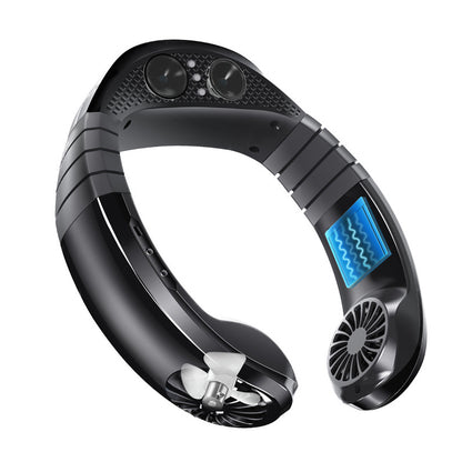 Portable Bluetooth Speaker Fan with Neck Strap