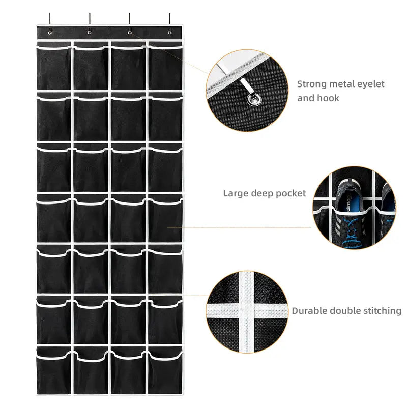 Hanging Organizer with 28 Mesh Pockets and Hooks