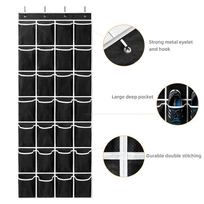Hanging Organizer with 28 Mesh Pockets and Hooks