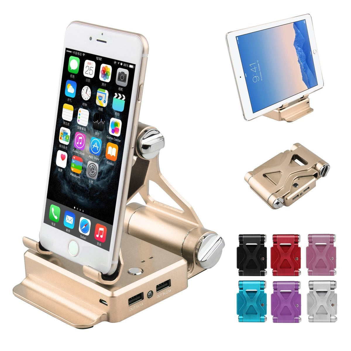 PowerStand 10,500mAh Tablet & Phone Charger