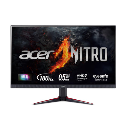 Acer Nitro 27" Full HD 1920 x 1080 PC Gaming IPS Monitor | AMD FreeSync Premium | 180Hz Refresh | Up to 0.5ms | HDR10 Support | 99% sRGB | 1 x Display Port 1.2 & 2 x HDMI 2.0 | VG270 M3bmiipx