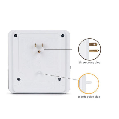 3-Outlet USB Wall Charger with Phone Stand