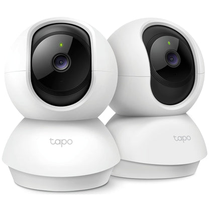 TP-Link Tapo 2K Pan/Tilt Security Camera for Baby Monitor Dog Camera w/Motion Detection 2-Way Audio Siren Night Vision Cloud & SD Card Storage Works with Alexa & Google Home 2-Pack (C210P2)