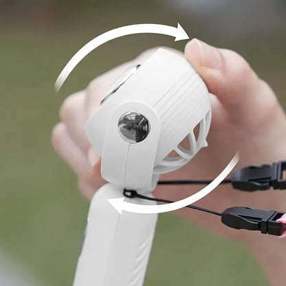 Portable Mini Hand Fan with Rechargeable USB Battery