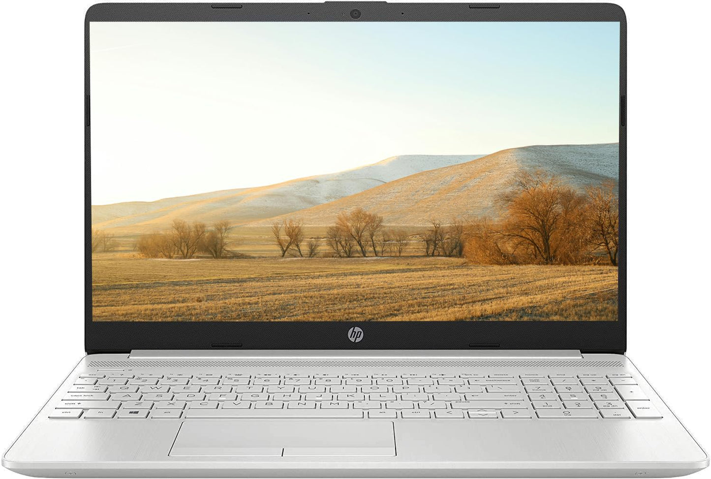 HP Flagship 15.5" HD IPS Laptop Intel i3 Processor Up to 3.38GHz 12GB DDR4 128GB Storage Ultra-Fast WiFi Windows 11 Pastel Silver(Renewed)