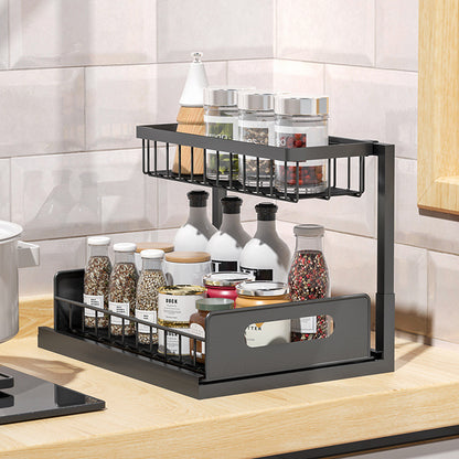 Amazon Cross-Border Kitchen Pull-Out Storage Rack