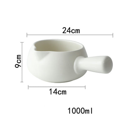 Japanese Style Ceramic Non-Stick Milk Pot