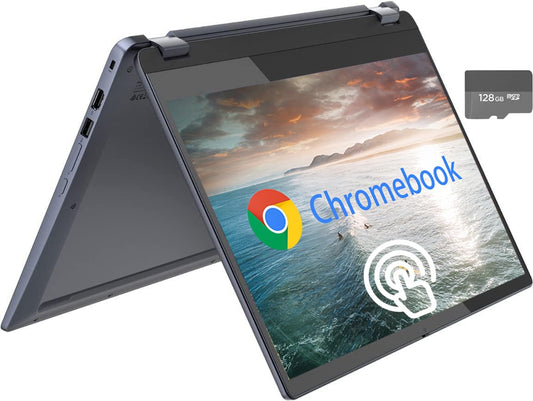 Lenovo Flex 3i 15.6" FHD 2-in-1 Chromebook | Intel Celeron N4500 | 4GB RAM | 64GB eMMC | Touchscreen | WiFi 6 | USB-C | Chrome OS | Abyss Blue