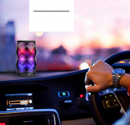 Crystal Soda Can Color Lamp Bluetooth Speaker, Portable
