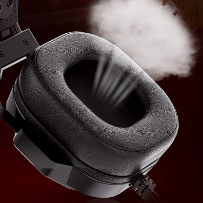 RGB Gaming Headset with 360° Microphone & Bass Surround