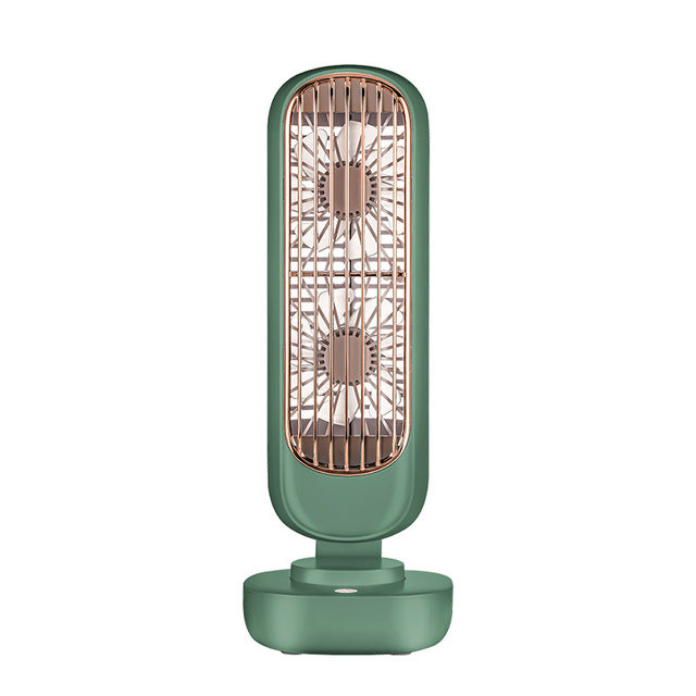 New Double Leaf USB Charging Tower Fan for Office