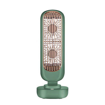 New Double Leaf USB Charging Tower Fan for Office