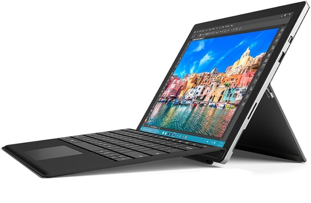 Microsoft Surface Pro 4 Tablet PC 12.3" TouchScreen (2736 X 1824) Intel Core i5-6300U 4GB DDR4 RAM 128GB SSD Touchscreen Backlit Keyboard Camera Windows 10 Pro (Renewed)