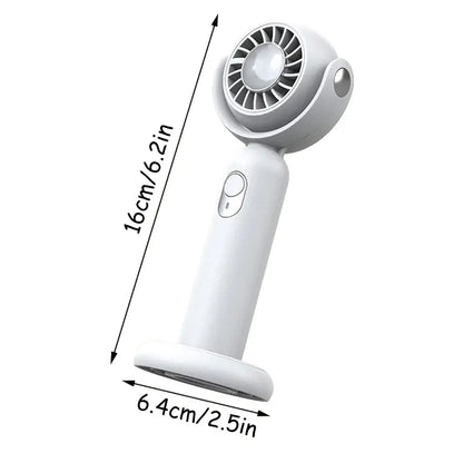 Portable Mini Hand Fan with Rechargeable USB Battery