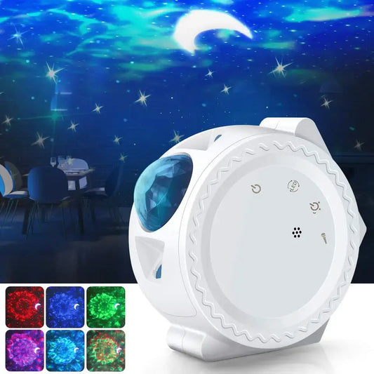 Alexa Compatible Laser Projector with LED Nebula Cloud