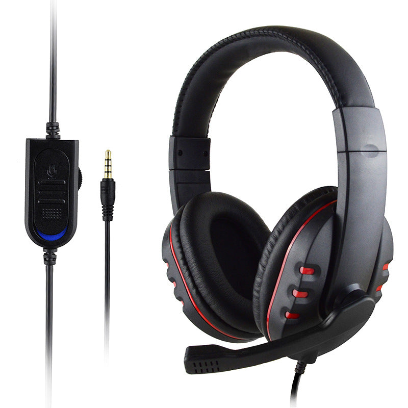 PS4 Over-Ear Luxury Gaming Headset with Plug Design