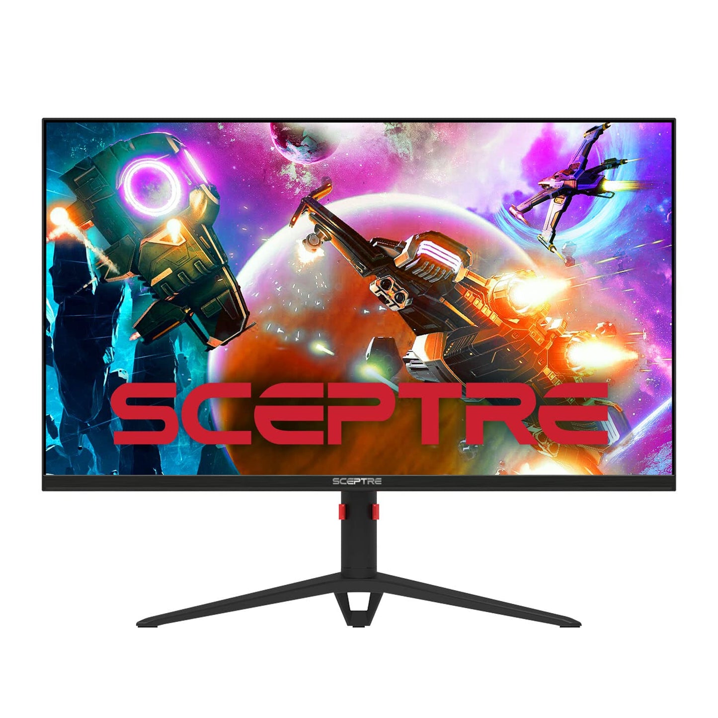 Sceptre 27-inch IPS 2K Gaming Monitor QHD 2560 x 1440p HDR400 up to 165Hz 1ms AMD FreeSync Premium DisplayPort HDMI 100% sRGB Build-in Speakers Machine Black (E275B-QPD168)