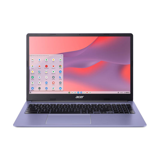 Acer Chromebook 315 15.6" FHD Laptop | Intel Celeron N4500 | 4GB RAM | 64GB SSD | 2x USB-C | WiFi 6 | BT 5.1 | Chrome OS | Purple