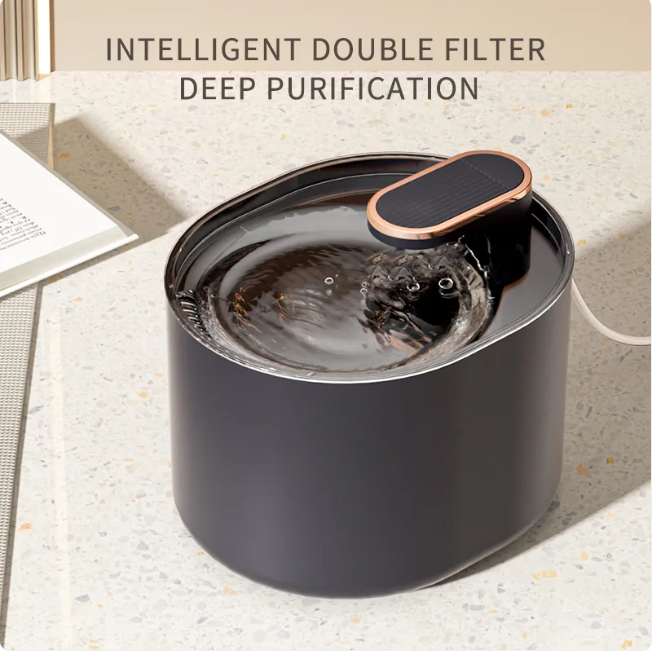 Automatic Pet Water Fountain with Quiet Operation, USB Charging – Cat & Dog Drinking Dispenser