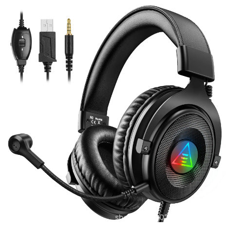 EKSA Wired Gaming Headset with 7.1 Surround Sound