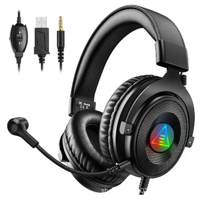 EKSA Wired Gaming Headset with 7.1 Surround Sound