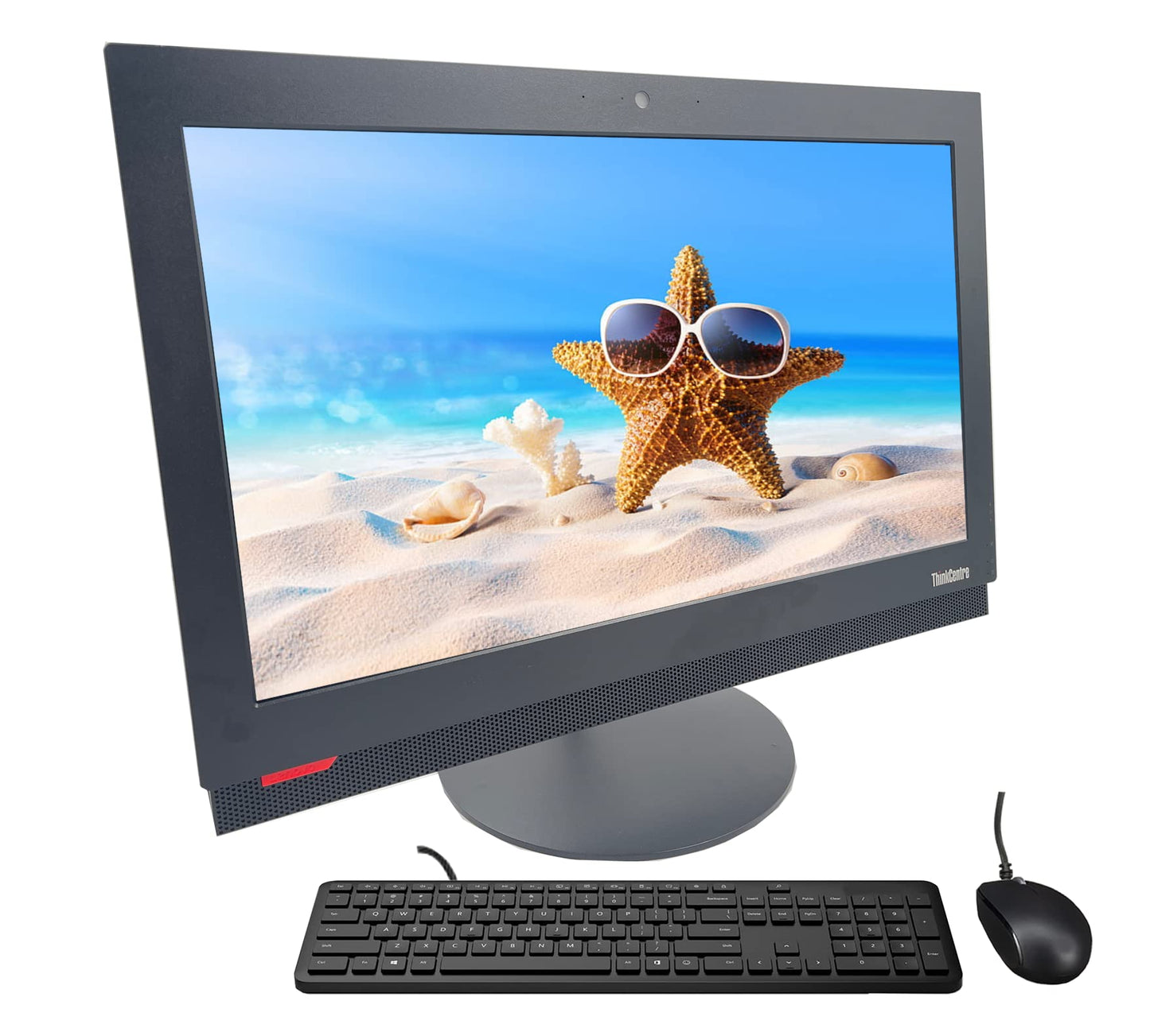 Lenovo ThinkCentre M810z All in One Desktop Computer PC Intel Core i3-6100 3.70 GHz Processor 8GB Ram 256GB SSD WiFi & Bluetooth Keyboard Mouse Win 10 Professional (Renewed)