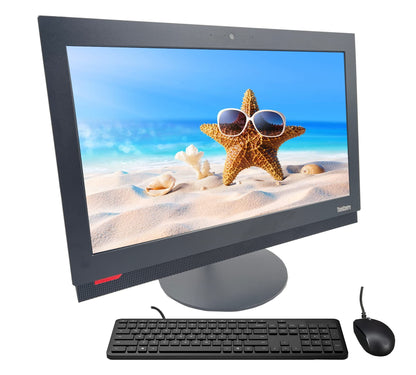 Lenovo ThinkCentre M810z All in One Desktop Computer PC Intel Core i3-6100 3.70 GHz Processor 8GB Ram 256GB SSD WiFi & Bluetooth Keyboard Mouse Win 10 Professional (Renewed)
