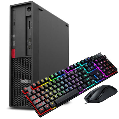 Lenovo ThinkStation P330 SFF Desktop Computer Intel Six-Core i7-8700T 16GB RAM 1TB SATA SSD Intel UHD Graphics 630 WiFi Bluetooth SD Card Reader Windows 10 Pro (Renewed)